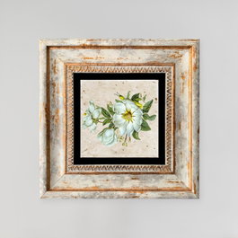 Wallity Cuadro Decorativo Enmarcado Multicolor 20 x 20 cm